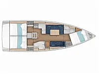 Sunsail 38.0 - Layout image