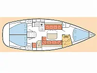 Bavaria 37 Cruiser - Layout image