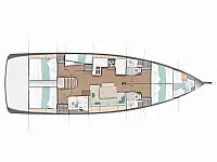 Sun Odyssey 490 - Layout image