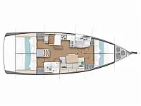 Sun Odyssey 440 - Layout image