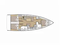 Oceanis 40.1 - Layout image