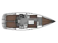 Bavaria 36 Cruiser - Layout image