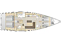 Hanse 508 - Layout image