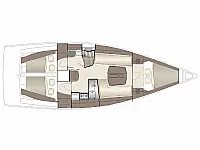 Dehler 38 SQ - Layout image