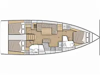 Oceanis 40.1 - Layout image