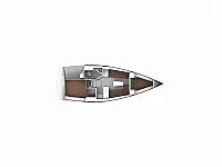 Bavaria 33 Cruiser - Layout image