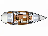 Sun Odyssey 49i - Layout image