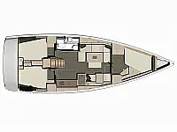 Dufour 410 Grand Large - Layout image