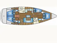 Bavaria 46 - Layout image