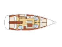 Oceanis 50 Family - Layout image