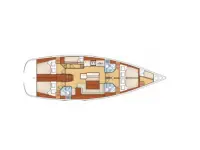 Beneteau Cyclades 50.5   - Layout image