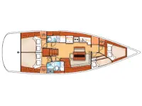 Oceanis 46 - Layout image