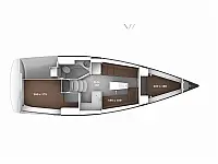 Bavaria 34 - Layout image