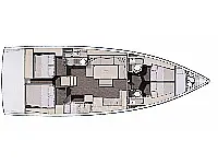 Dufour 470 /5cab - Layout image