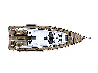 Dufour 430 /4cab - Layout image