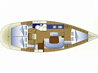 Bavaria 38 Cruiser - Layout image