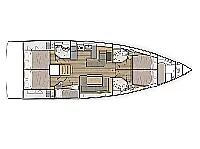 Oceanis 51.1 - Layout image