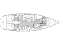 Bavaria 50 Cruiser - Layout image