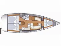 Sun Odyssey 36i - Layout image