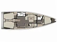 Dufour 412 GL - Layout image