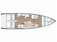 Sun Odyssey 490 - Layout image