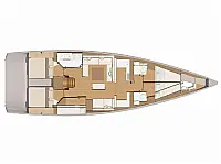 Dufour 56 Exclusive - Layout image