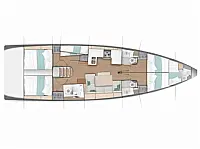 Sun Odyssey 490 - Layout image