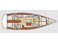 Oceanis 50 - Layout image