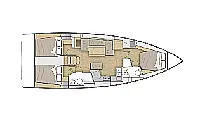 Oceanis 40.1 - Layout image