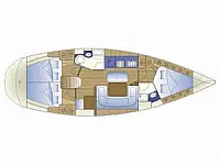 Bavaria 39 Cruiser - Layout image