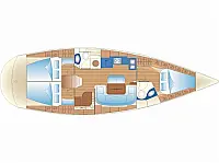 Bavaria 42 Cruiser - Layout image