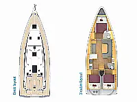 Bavaria C42 - Layout image