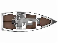 Bavaria Cruiser 37 - Layout image