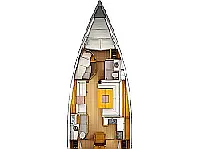 Sun Odyssey 439 - Layout image