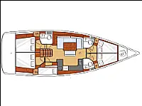 Oceanis 48 - Layout image