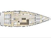 Hanse 508 - Layout image