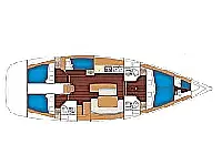 Cyclades 50.5 - Layout image