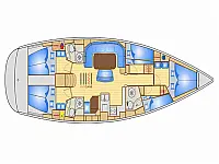 Bavaria 50 Cruiser - Layout image