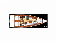 Oceanis 41 - Layout image