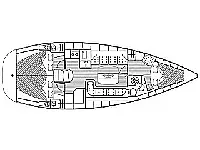 Bavaria 37 C - Layout image