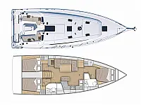 Oceanis 40.1 - Layout image