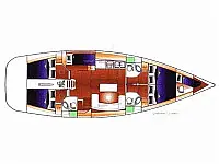 Cyclades 50.5 - Layout image