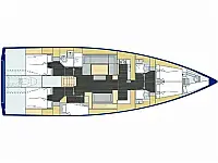 Bavaria C57 - Layout image