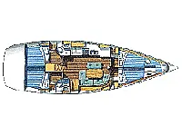 Oceanis 473 - Layout image