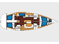 Cyclades 50.5 - Layout image