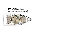 Oceanis 51.1 - 4 +1 cab - Layout image