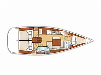 Beneteau Oceanis 40 - Layout image