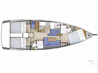 Sun Odyssey 410 - Layout image