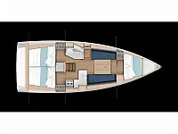 Sun Odyssey 350 - Layout image