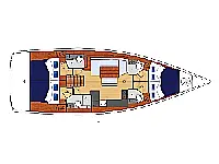 Beneteau Oceanis 48  - Layout image